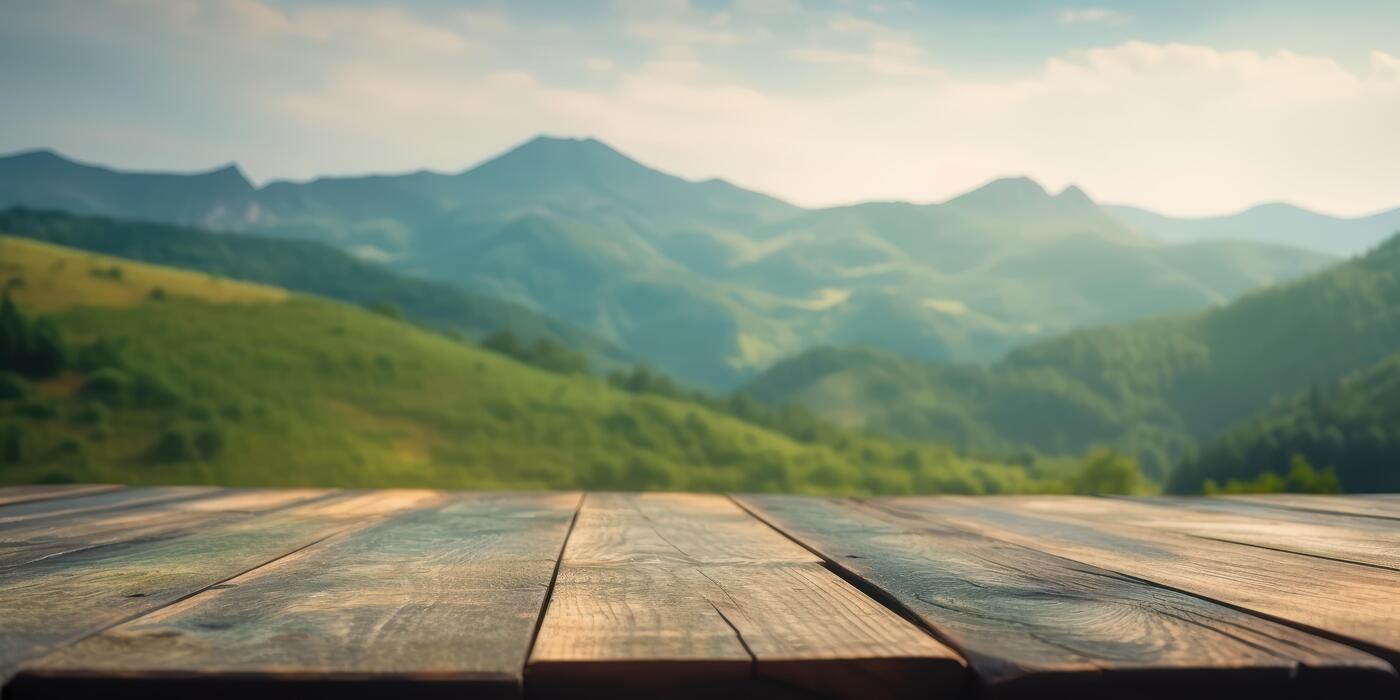 Wooden Table With Background Stock Photos, Images and Backgrounds for