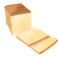 Delicious bread illustration png