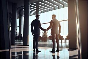 business people shaking hands photo