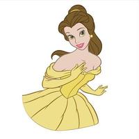 disney princesas en hada cuentos vector