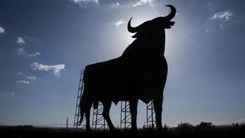 Spanish bull sign icon found all over Spain video