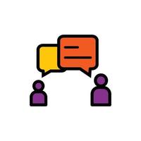 user speech chat bubble icon vector