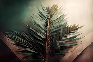 PalmSunday on the occasion of Jesus' entry into Jerusalem generrated ai photo