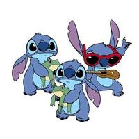 lilo and stitch cartoon vector