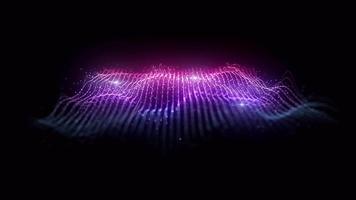Colorful Waving Mesh Fx Background Loop video