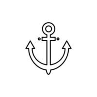 anchor icon design vector