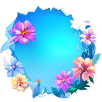 bloem waterverf decoratie png