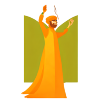 de fête eid mubarak pente illustration png