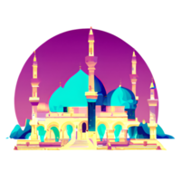 festlig eid mubarak lutning illustration png