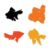 goldfish icon vector