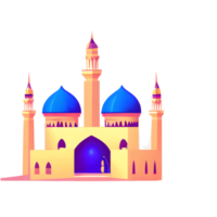 de fête eid mubarak pente illustration png