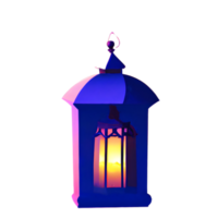 islamique lanterne pente illustration png