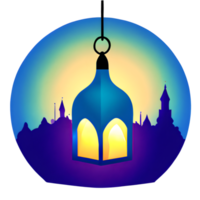 islamic lykta lutning illustration png