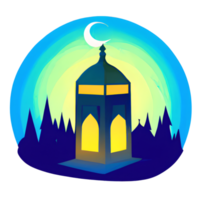 islamic lykta lutning illustration png