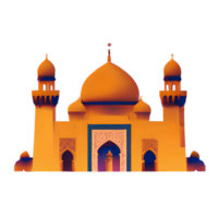 festivo eid Mubarak gradiente ilustração png