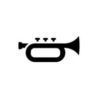 trumpet icon design vector template