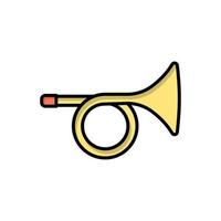 trumpet icon design vector template