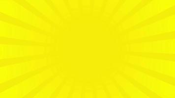 Yellow Sun burst perfect looping animation background video