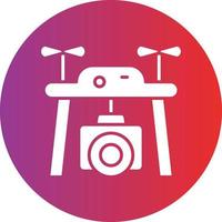 Vector Design Drone Camera Icon Style