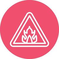 Flammable Vector Icon Design