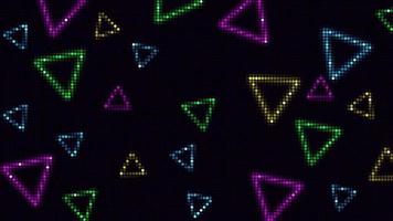 abstrato retro estilo anos 80 geométrico padronizar Memphis fundo video