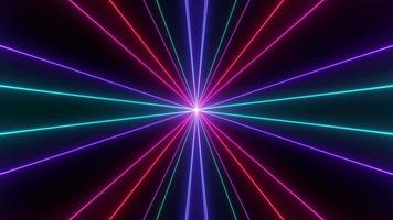 VJ Abstract light laser neon video