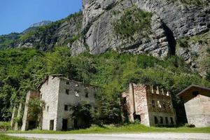 Ruins in the mountain photo