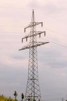 Electrical power pylons photo