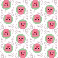 seamless pattern with pig, vector textile fabric print vector illustration