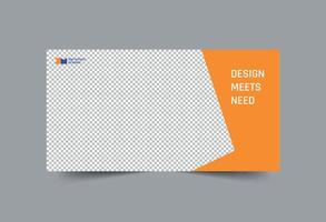 Interior Designer Firm Social Media Banner vector