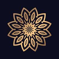 Abstract ornamental mandala patterns vector logoicon illustration