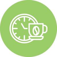 Coffee Time Vector Icon Design