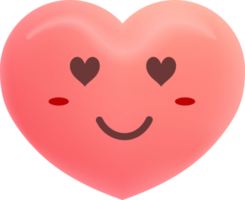 amor fofa coração emoji png