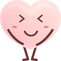 l'amour mignonne cœur dessin animé emoji png