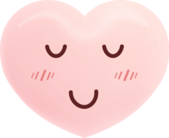 amor fofa coração emoji png