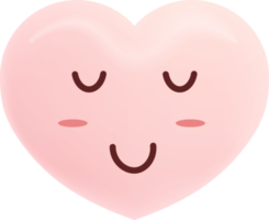 amor fofa coração emoji png