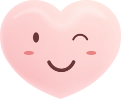 amor fofa coração emoji png