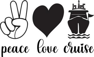 Cruise Quotes Design vector