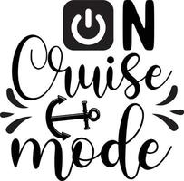 Cruise Quotes Design vector