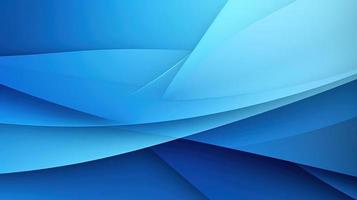 abstract blue background with smooth lines and waves, 3d illustration photo