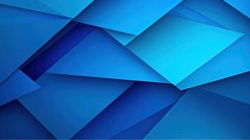 abstract blue background with smooth lines and waves, 3d illustration photo