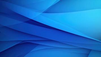 abstract blue background with smooth lines and waves, 3d illustration photo