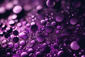 Luxury purple glitter pattern, violet shining abstract background with confetti and dots. photo