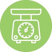 Weight Scale Vector Icon Design
