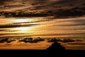 Sky with clouds photo