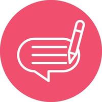 Feedback Vector Icon Design