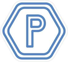 Parking Vector Icon Style