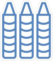Crayons Vector Icon Style