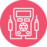 Voltmeter Vector Icon Design