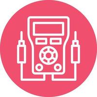 Voltmeter Vector Icon Design